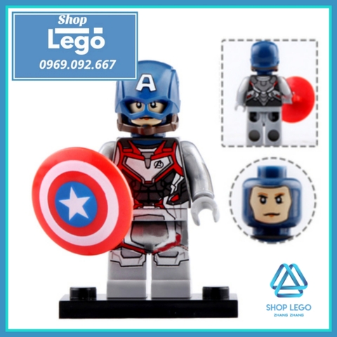 Xếp hình Thor Star-Lord Black widow Rocket Raccoon  Captain American nebula Avengers Endgame LEGO Minifigures Xinh x0233