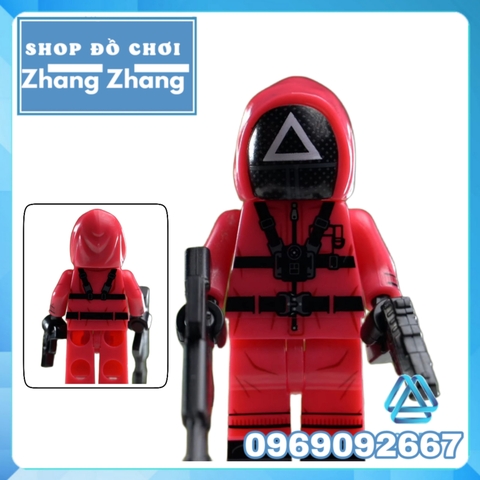 Đồ chơi xếp hình Trò chơi con mực Squid game gồm Seong Gi-hun và Kang Sae-byeok - Sang-woo - Il Nam Minifigures KDL808