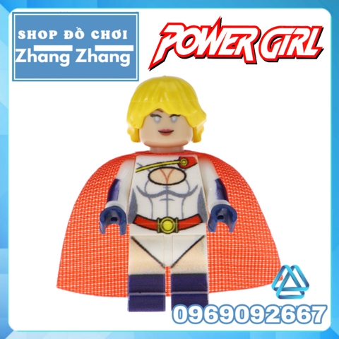 Xếp hình Power Girl - Big Barda - Lara Croft - Tomb Raider - Rocky Balboa - Namor Lego Minifigures POGO PG8125