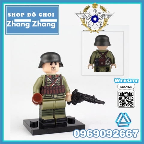 Đồ chơi Xếp hình Lính Trung hoa dân quốc thế chiến 2 WW-II Lego Minifigures JC001 - 004