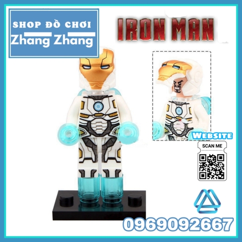 Xếp hình Iron Man Captain Marvel Space Captain America MK39 MK47 Scuba Ironman Lego Minifigures Decool 0244 0249