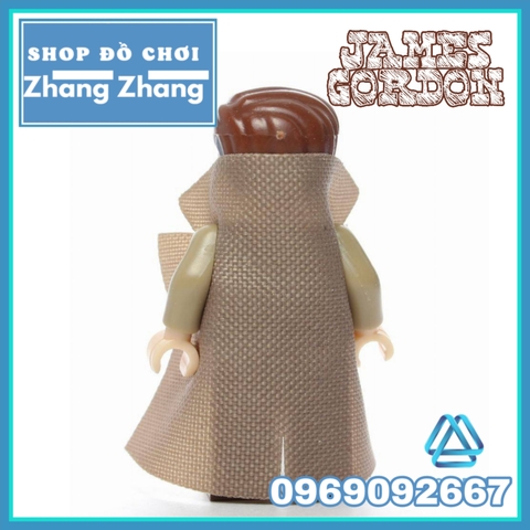 Xếp hình thanh tra GCPD James Gordon trong Batman ở thành phố Gotham Lego Minifigures Pogo PG8046 PG173