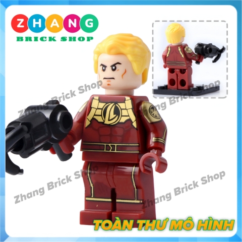 Xếp hình Marvel Spider-Man Wolverine Supergirl Captain America Human Torch Joker Zoom Daredevil Lego Minifigures SY678