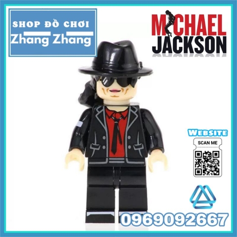 Đồ chơi xếp hình ngôi sao nhạc pop Michael Jackson Minifigures Kopf KF6047
