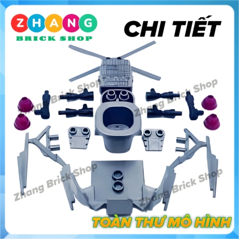Đồ chơi mô hình nhân vật Skibidi Toilet Glitch Plungerman K2186 KDL826