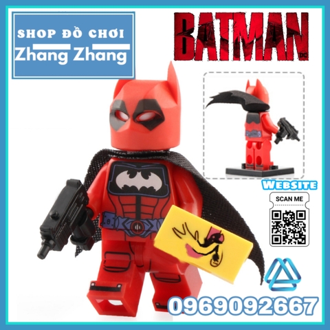 Xếp hình Batman & Huntress siêu anh hùng DC Lego Minifigures WM6027