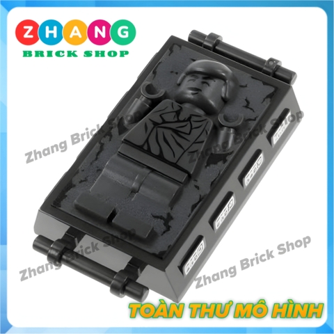 Đồ chơi xếp hình tủ đóng băng Han Solo Carbonite Frozen trong Star Wars Minifigures POGO PG831