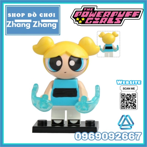 Đồ chơi xếp hình Powerpuff Girls gồm Buttercup Bubbles Blossom Minifigures WM6051