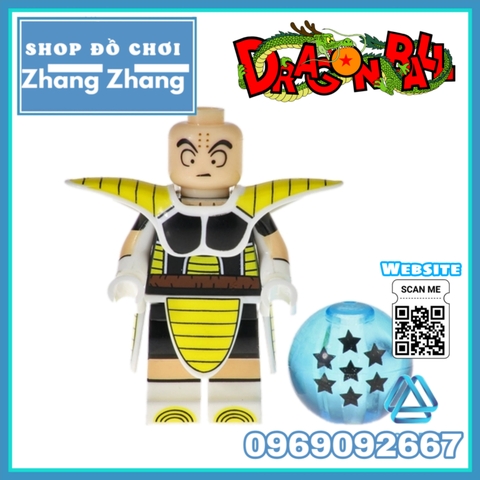 Xếp hình 7 viên ngọc rồng Dragon Ball Goku - Vegeta
- King Vegeta - Raditz
- Krillin Recoom Lego Minifigures Kopf KF6057