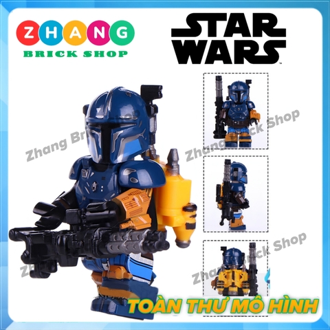 Xếp hình Star Wars C-3PO  - Ben Skywalker - Tarfful - Han Solo - Paz Vizla - Palpatine - Obi-wan Lego Minifigures WM6091