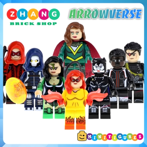 Xếp hình Hope Summers, Black Mamba
 - Red Arrow
 - Firestar siêu anh hùng Marvel Lego Minifigures POGO PG8120