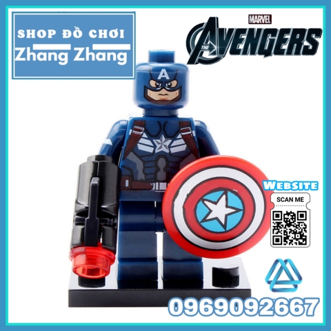 Xếp hình Avengers Civil War Falcon - Winter Soldier - She Hulk - Black Panther - War Machine Lego Minifigures Xinh x0114