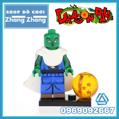Xếp hình Dragon Ball Android 17 - Krillin - Launch - Mai - Satan - Piccolo - Violet - Goten Lego Minifigures Pogo PG8168