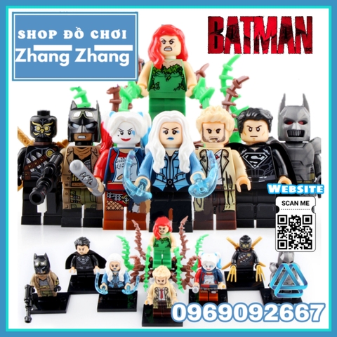 Xếp hình Talon Constantine Poison Ivy Killer Frost Harley Quinn Superman batman DC Comics Lego Minifigures Xinh X0238