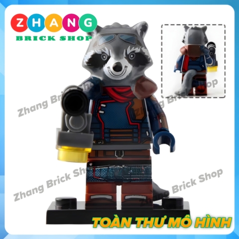 Xếp hình Avengers End Game Captain Marvel Spider-Man Pepper Thor Thanos America Rocket Racoon Lego Minifigures WM6061