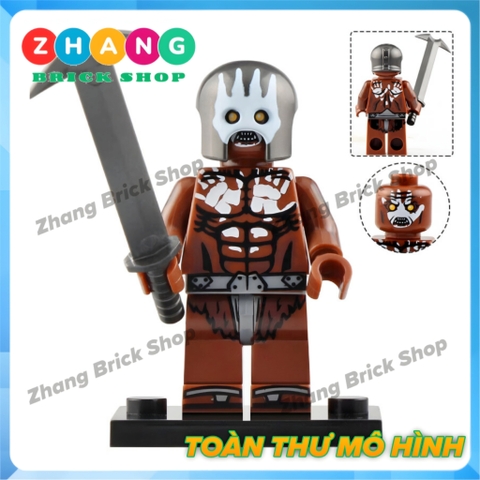 Xếp hình binh đoàn Orc - The lord of the ring Chúa tể những chiếc nhẫn Lego Minifigures Kruit KT1033