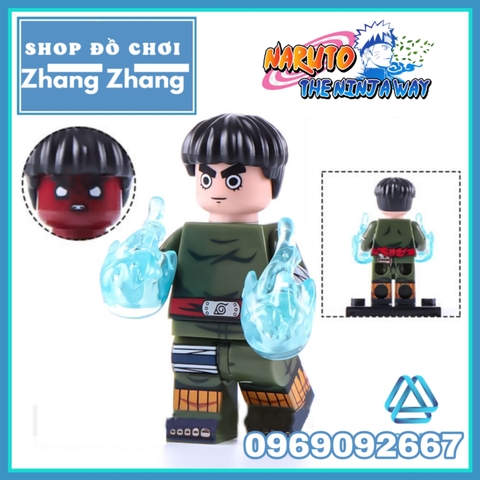 Đồ chơi xếp hình Naruto gồm Namikaze Minato - Uchiha Sasuke - Hatake Kakashi - Rock Lee - Zetsu Minifigures WM6109