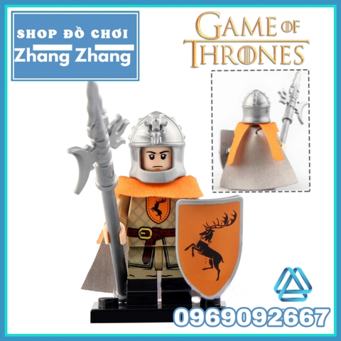 Xếp hình Game of Thrones Baratheon Bannerman Lego Minifigures Koruit KT1029