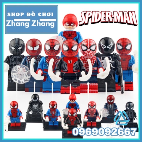 Đồ chơi xếp hình Người nhện Raimi Spider man gồm Agent Venom - Aunt May Mô hình Minifigures Xinh X0280
