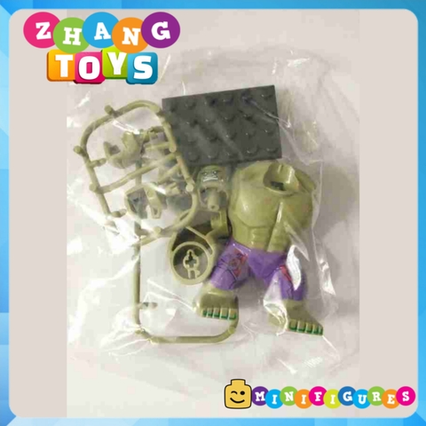 Xếp hình Hulk The Incredible Người khổng lồ xanh Siêu anh hùng Marvel Lego Minifigures Xinh Xh160