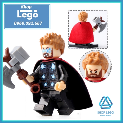 Xếp hình Avengers: Endgame Dr Strange Black Widow Hawkeye Pepper Rocket Raccoon Thor Captain Lego Minifigures Xinh X0256