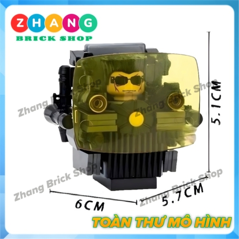 Đồ chơi xếp hình Skibidi Toilet Gman 4.0 Zhang Brick Shop Minifigures KDL828 K2199