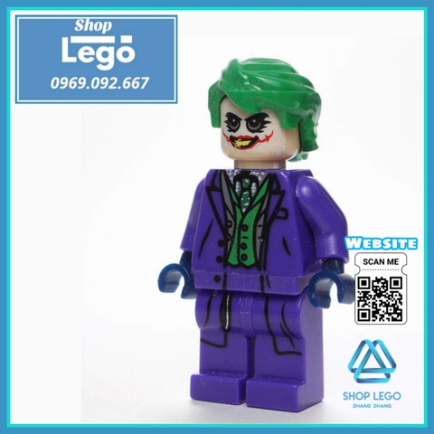 Xếp hình Nghiệp đoàn tội phạm DC Comics Gotham Batman Joker Manta Lego Minifigures POGO PG8018
