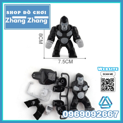 Xếp hình thế giới động vật Báo đốm Hổ vằn Nai sừng tấm bò sữa Lego Minifigures JM001