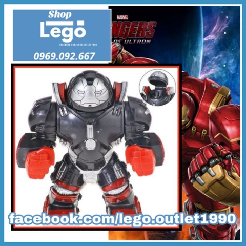 Xếp hình Lego Hulkbuster Big Figures Lego Minifigures Pogo PG8252 PG2146