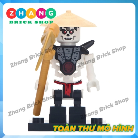 Xếp hình Ninjago tộc xương Chopov - Kruncha - Nuckal - Frakjaw - Whyplash - Krazi Lego Minifigures Lele A041 048