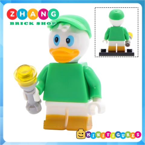 Xếp hình hoạt hình Mickey - Minnie - Louie - Deway - Mc Duck- Huey - Chip - Dale Lego Minifigures WM6066