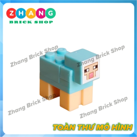 Đồ chơi xếp hình Minecraft trong Mine Blocks gồm Hoglin - Ender Dragon - Magma Cube - Pufferfish Minifigures Xinh X0311