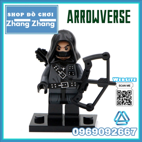 Xếp hình Arrow Arsenal Death Stroke Black Canary Dark Archer Ra's Al Gul Lego Minifigures Decool 0232 0237