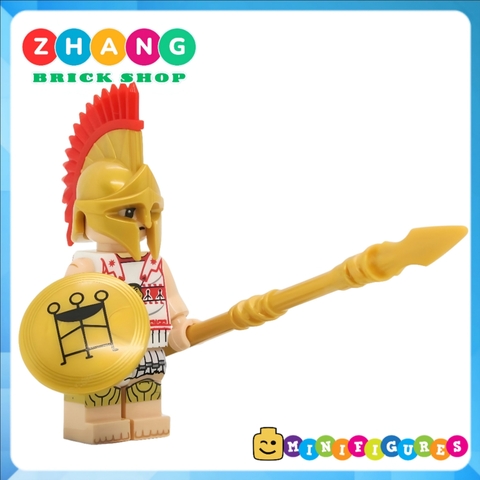 Xếp hình mô hình quân đoàn lính Hi Lạp Greece Hoplite Gladiator trung cổ Lego Minifigures Xinh X0320 Xh1769