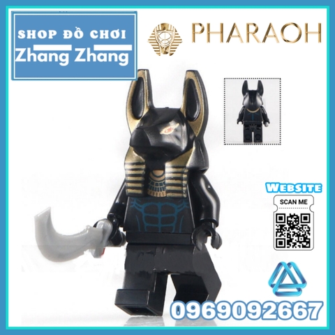 Đồ chơi Xếp hình Thần Anubis và Pharaoh đại chiến xác ướp Ai Cập Mummy Minifigures KL9006