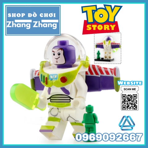 Xếp hình Toys Story Buzz Lightyear Woody Jessie Alien Bunny Bo Peep Gabby Duke Caboom Lego Minifigures Wm6060