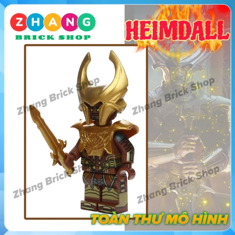 Mô hình nhân vật Heimdall trong Thần sấm Thor WM465 WM6024 Zhang Brick Shop