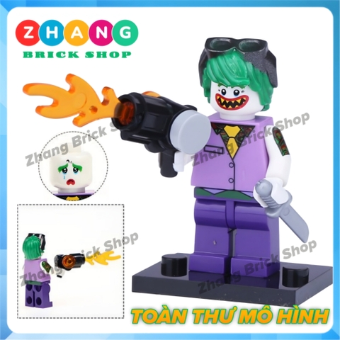 Mô hình nhân vật Gã hề Joker Clown trong người dơi Batman Decool 0289 0294 Zhang Brick Shop