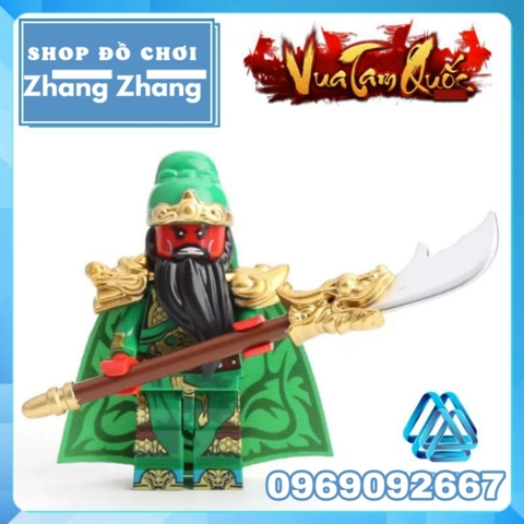 Xếp hình 12 nhân vật Tam Quốc Tào Tháo Quan Vũ Trương Phi Triệu Tử Long Lữ Bố Khổng Minh Lego Minifigures Decool 2030