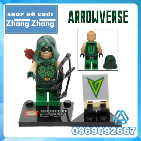 Xếp hình Daredevil Magneto Ant-Man Loki Wolverine The Beast Green Arrow DC X-men Lego Minifigures Sy259