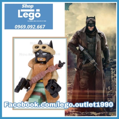 Xếp hình Batman NIGHTMARE kỵ sĩ bóng tối Lego Minifigures Kopf KF138 KF6011