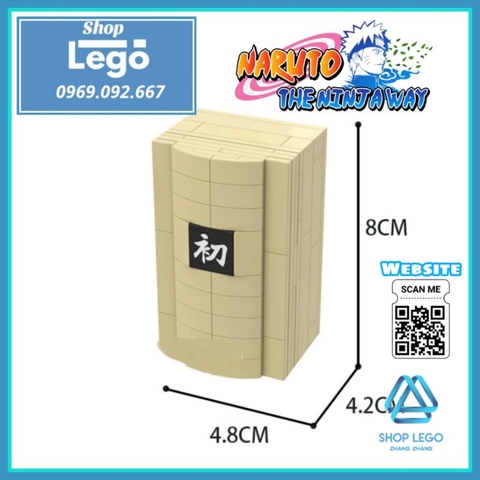 Xếp hình Mô hình Rương gỗ cương thi chuyển sinh Edo Tensei trong Naruto Lego Minifigures Moc 1007