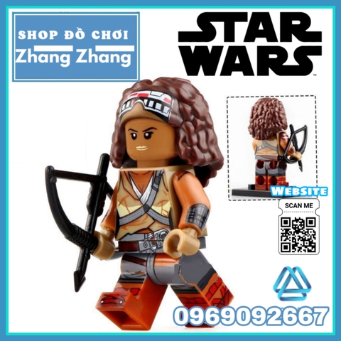 Xếp hình Star Wars Kaydel Poe Jannah Rose The Mandalorian Sith Trooper Lego Minifigures WM6082