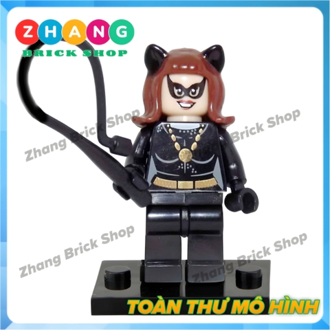 Xếp hình Batman - Catwoman - Joker - Dick Grayson - Bruce Wayne- Robin - Alfred - Penguin Lego Minifigures POGO PG8009