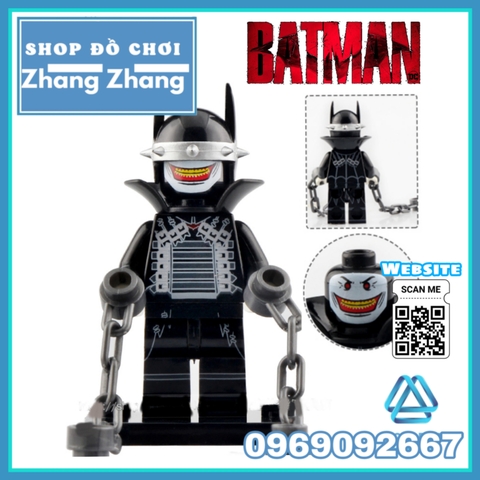 Xếp hình Batman Red Death Dawnbreaker The Merciless The Bat Who Laughs Murder Machine Drowned Lego Minifigures WM6057