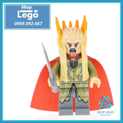 Xếp hình Frodo Gandalf Thranduil Elrond Lake-town Galadriel Arwen Merry Lego Minifigures Pogo PG8148