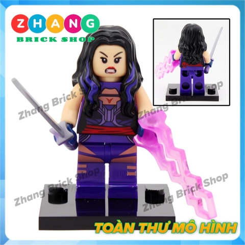 Xếp hình X-men : Apocalypse - Magneto - Archangel - Psylocke - ProfessorX - Quick Silver - Nightcrawler Lego Xinh X0115