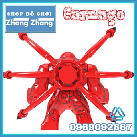 Đồ chơi xếp hình mô hình Absolute Carnage kẻ thù của Venom Bigfigures Kopf KF1516