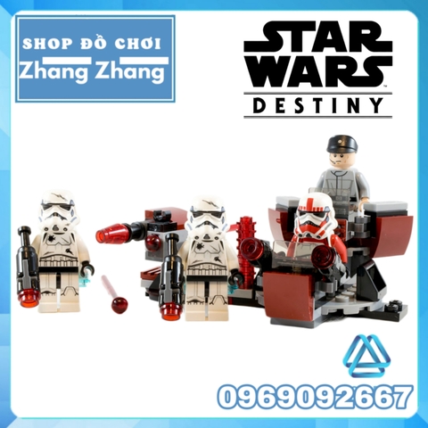 Đồ chơi Xếp hình Star Wars Cuộc đổ bộ của Stormtrooper Lego Minifigures K-005