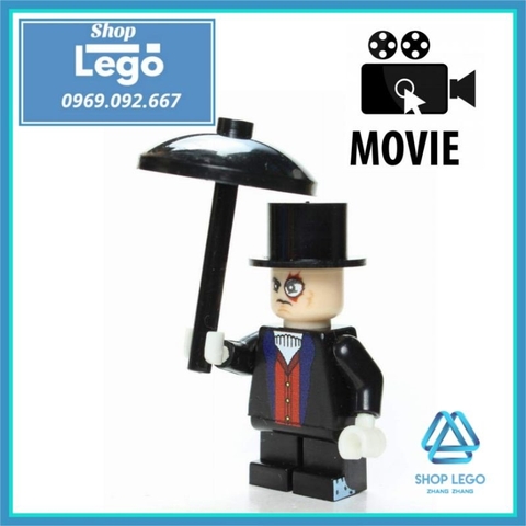 Xếp hình Joker cùng penguin - Scarecrow - Agent 13 - Toyman - Al Pacino Lego Minifigures POGO PG8144